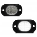 Full Led License Plate Light For 2006-2011 Hyundai Accent 2001-2003 Elantra 2001-2006 Optima Chrome Housing Clear Lens Direct 