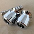 Chrome Swingarm Spools For Kawasaki Ninja 250r 650r Zx 6r 9r 10r 12r 14r Z1000