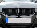 Matte Black Kidney Euro Sport Front Hood Grill For Bmw 3 Series E90 E91 M Tech 05-08 