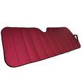 Motor Trend Front Windshield Sun Shade Black Jumbo Accordion Folding Auto Sunshade For Car Truck Suv 66 X 27 Inch Red