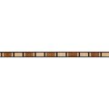 Maple Black Mahogany Block Inlay Banding 1 4 In W 