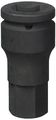 Jhw38236 3 4 In Drive Impact Hex Socket 1-1 8 Size One Piece Design For Pneumatic And Electric Wrenches Black Finish 