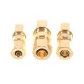 Fuel Line Connector Kit With Nylon Gasket Brass Straight Compression Fittings 1 4 In 5 16 And 3 8 Alx-pau-rb-800-145-cl360a50 