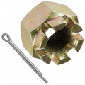 Caltric Rear Axle Castle Nut With Pin For Polaris Sportsman 500 4x4 1996-2000 Efi 2006-2009 