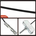 A-premium Intermediate Side Parking Brake Cable Assembly Compatible With Chevrolet And Gmc Models Silverado Sierra 1500 Classic