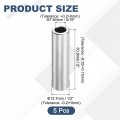 5pcs Aluminum Spacer 1 2 Od X 5 16 Id Length Screw Standoff Bushing Plain Finish Unthreaded Round Metal For Screws Bolts And