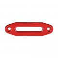 6 X 2 Hawse Fairlead Aluminum Anodized Red 3500-5500lbs Black Rubber Winch Rope Stopper Synthetic Off-road Atv Utv Truck 4x4