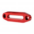 6 X 2 Hawse Fairlead Aluminum Anodized Red 3500-5500lbs Black Rubber Winch Rope Stopper Synthetic Off-road Atv Utv Truck 4x4