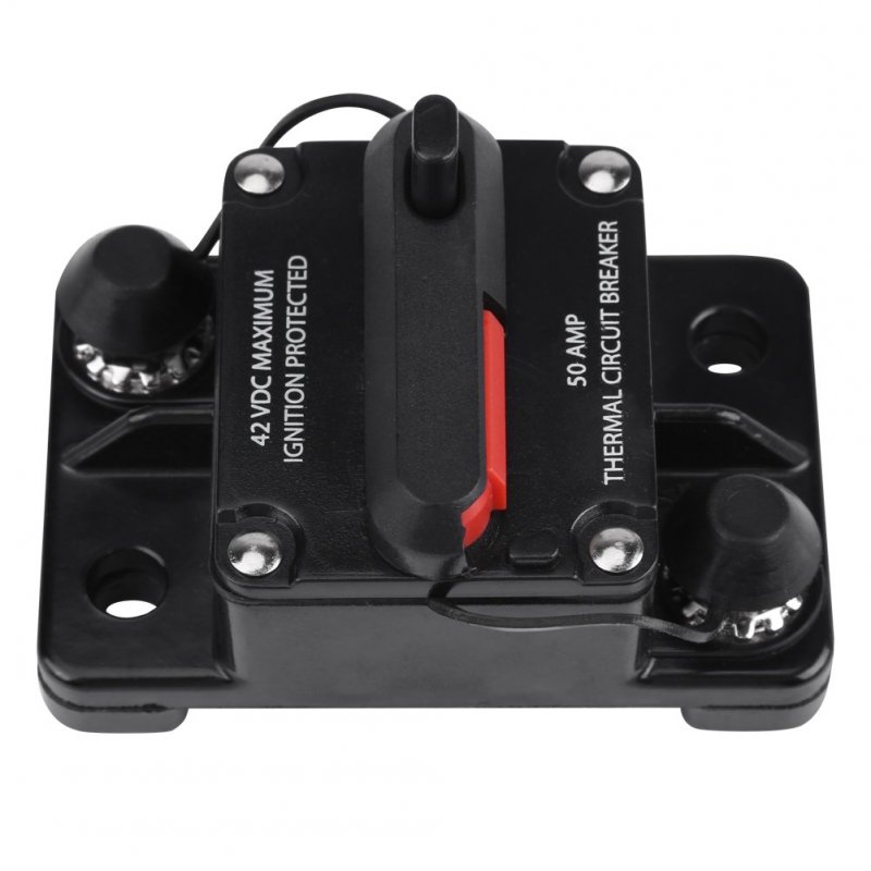 Ywbl-wh Car Audio Circuit Breaker 50a 80a 100a 200a 250a Optional Dc12v-42v Manual Reset Stereo Inline 50a
