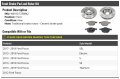 Front Ceramic Brake Pad And Rotor Kit Compatible With 2012-2018 Ford Focus