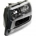 Driver Side Headlight Assembly For 2002-2009 Chevy Trailblazer Replacement Gm2502213 And 15930645 Halogen Clear Lens Standard 