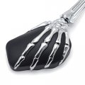 Httmt- Chrome Claws Led Skull Rearview Mirrors W 8mm 10mm Bolts Compatible With H-d Street Glide Road King Softail P N