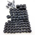 Black Bolt Topper Caps For 1996 2006 H D Road King Twin Cam Flh Model Abs Plastic Engine And Transmission Covers 