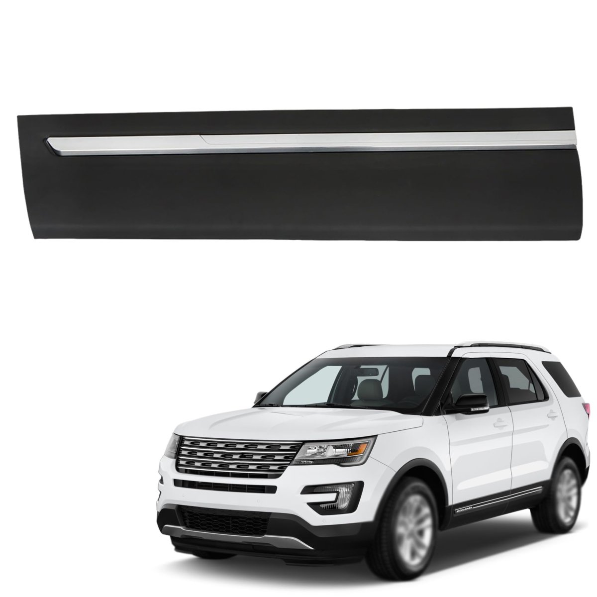 Left Front Door Lower Molding Trim Replacement For 2016 2017 2018 2019 Explorer
