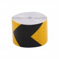 Aexit Yellow Black Electrical Equipment Arrow Honeycomb Reflective Conspicuity Tape 5cm Width 10m Length