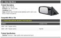 Marketplace Auto Parts Left Driver Side Power Mirror Paint To Match With Heated Glass Compatible 2007-2011 Toyota Camry Usa