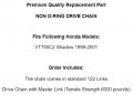 For Drive Chain Honda Vt750c2 Shadow 750 1998 1999 2000 2001 Mod-ztf1-10570