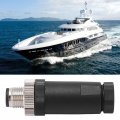Aramox Field Installable Connector For Nmea 2000 Male M12 5 Core Ip67 Waterproof Mid Attachable Boat Accessories Lowrance