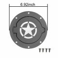 Hooke Road Tj Fuel Door Cover Gas Tank Cap Filler Compatible With Jeep Wrangler 1997-2006