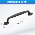 Barn Door Handle 10 Inch Gate Handles Hardware For Garage Sheds Furniture Black