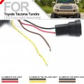 Led Fog Driving Light Assembly For Toyota Tacoma Tundra 4runner Highlander Rav4 Corolla Avalon Camry 2006-2023 Switchback Amber
