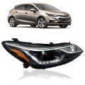 Headlight Assembly Replacement For Cruze 2016 2017 2018 Chrome Housing Right Side 84063577 84033352 