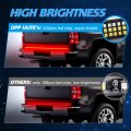 Opp Ulite 60inch Led Tailgate Light Bar 5 Functions Red Running Brake White Reverse Amber Turn Signal Lights 432-led No Drill