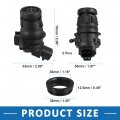 A Absopro Windshield Washer Motor Pump No 8533060190 For Toyota Yaris 2007-2012 Black