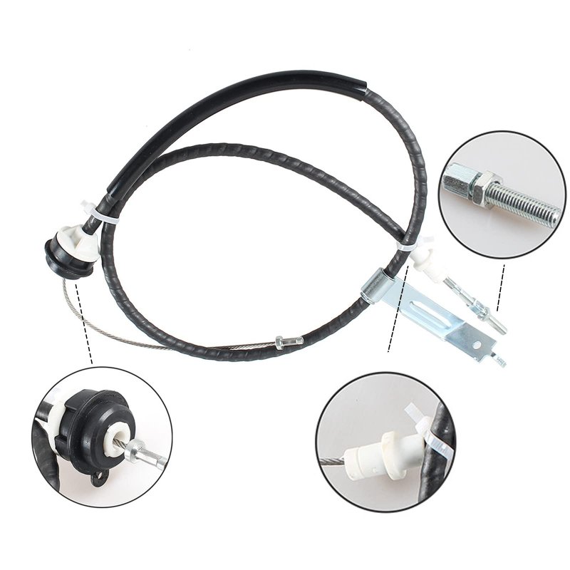 Firewall Adjuster Triple Hook Clutch Quadrant Kit And Cable For 1996 2004 Ford Mustang Fe-442se