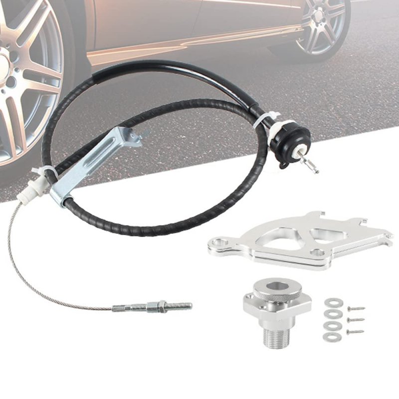 Firewall Adjuster Triple Hook Clutch Quadrant Kit And Cable For 1996 2004 Ford Mustang Fe-442se
