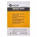 Niche Brake Pad Set For Yamaha Ttr125 Yz80 Yz85 Ttr125l Ttr125le 3un-w0045-00-00 Front Semi-metallic 4 Pack