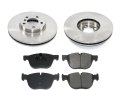 Front Semi Metallic Brake Pads And Rotor Kit For 2007-2018 Bmw X5 