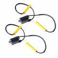 2 X Ignition Coil W Wire Cap Replacement For Honda Vtx1300 2004-2009 Vt1300 2010-2020 30700-mea-671 30510-mm8-003 30510-mcc-003 
