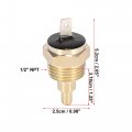 X Autohaux Universal Automotive Radiator Engine Cooling Fan Temperature Thermostat Sensor Switch 1 2 Npt 190 Degree On 175 Off