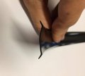 Automotive Authority Black Vinyl 1 Insert Molding Trim Screw Cover Rv Camper Travel Trailer Black 50 Ft
