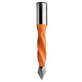 Cmt 375 080 12 4 Flute Dowel Drill For Through Holes 5 16-inch Diameter 10x20mm Shank Left-hand Rotation 