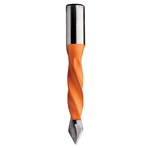 Cmt 375 080 12 4 Flute Dowel Drill For Through Holes 5 16-inch Diameter 10x20mm Shank Left-hand Rotation