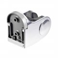 Uxcell Shower Head Holder Adjustable Abs Wall Mounting Handheld Bracket Silver Tone 70x58x40mm
