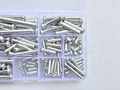 110pcs M4 M5 M6 M8 Aluminium Round Head Rivets Al Solid Semi-circular Rivet