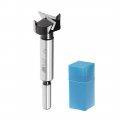 Uxcell Forstner Drill Bits 25mm Tungsten Carbide Wood Hole Saw Auger Opener Woodworking Hinge Drilling Boring Bit Cutter Black