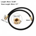 Copper Nylon 80cm 31 Tire Valve Connect Pipe Air Chuck Inflator Compressor Pump Extension Hose For Car Motorbike Bike Quick