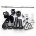 Smt-no Cut Frame Slider Protector Compatible With 1999-2007 Suzuki Hayabusa Gsx1300r Gsx-r Black B00ruracmw