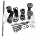 Smt-no Cut Frame Slider Protector Compatible With 1999-2007 Suzuki Hayabusa Gsx1300r Gsx-r Black B00ruracmw