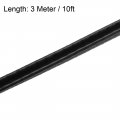 Uxcell Edge Trim Seal Black Pvc Plastic U Channel Protector Fits 1 64 16 10 Feet Length