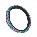 Fuialdolg Colourful Zebra Car Steering Wheel Covers Non-slip Universal 14 To 15 Inch Fit Almost Cars Cover Elastic Protection