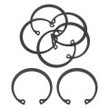 5pcs 1-7 8 Internal Retaining Ring Circlip 65 Mn Spring Steel Snap Rings C-clips For Grooved Shaft Studs Black 
