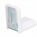 Uxcell Furniture Shelf 90 Degree Angle Brackets Corner Braces Supports White Silver Tone 20 Sets 15x4mm Hole