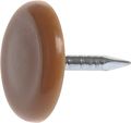 The Hillman Group 57168 7 16-inch Plastic Glide With Nail Flat Head Tan 30-pack 
