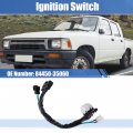 X Autohaux 1 Pcs 84450-35060 Ignition Switch Key For Toyota Pickup 1984-1989 Black