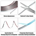 X Autohaux Car Door Edge Guards Scratch Proof Trim Body Strip For Rearview Mirror Bumper Window 6 25in 6mm Wide 16 4ft 5m
